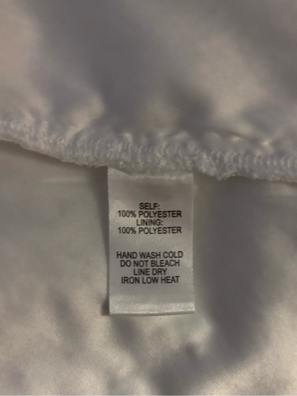 Lulus White lace dress with zipper back, fully lined, Size Medium - Picture 5 of 5